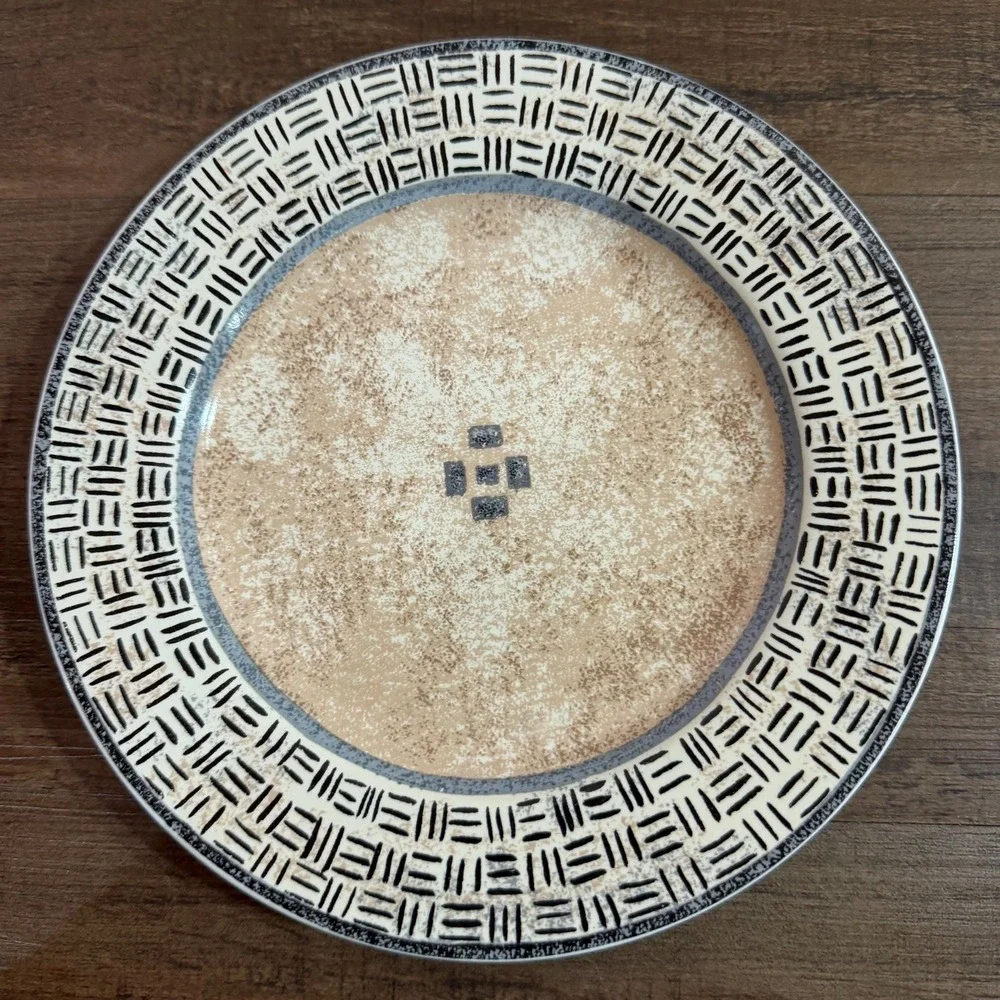 VTG Sakura Terrain Salad Plates Set of 6, Sue Zipkin Oneida 8.25